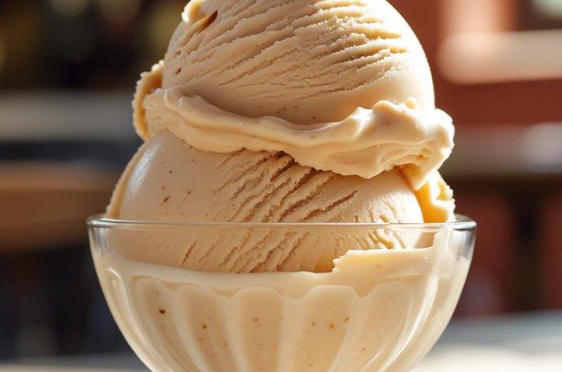 Rich & Creamy Toasted Almond Gelato