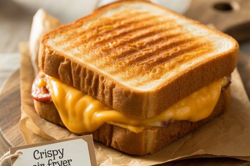 Crispy Air Fryer Grilled Cheese | The EASIEST & Best Grilled Cheese!